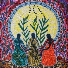 Схема вышивки «Mujeres»