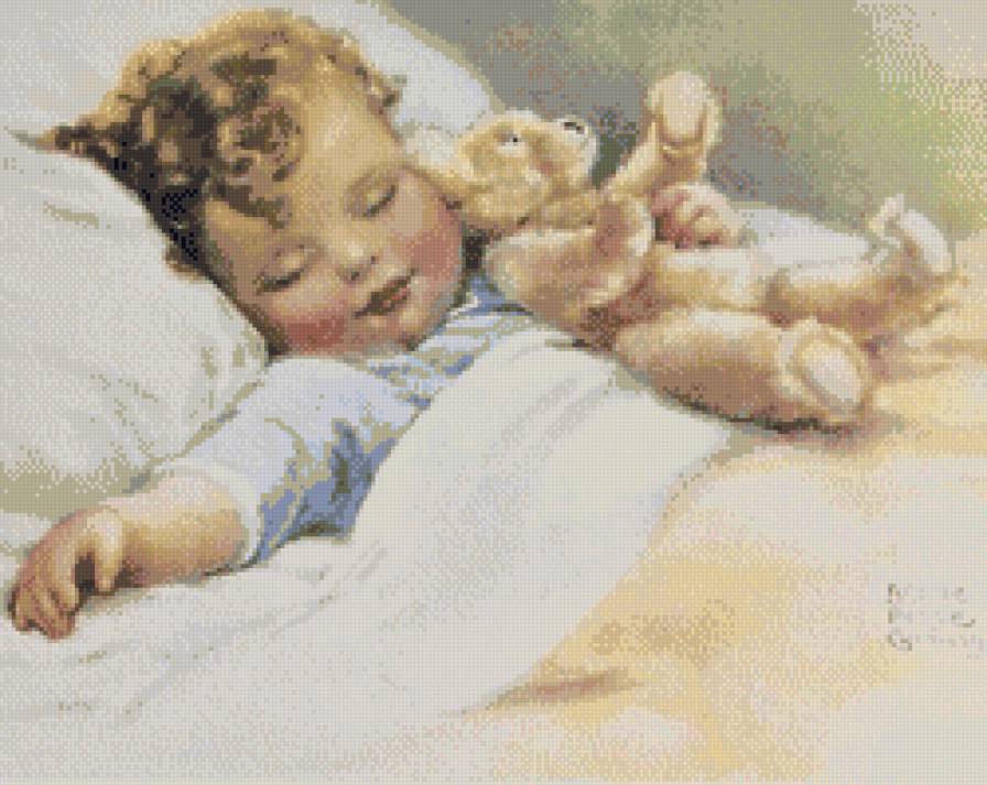 спящий ребенок - предпросмотр