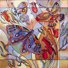 Схема вышивки «подушка»