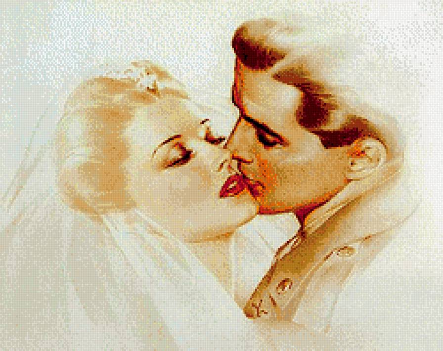 Свадебный поцелуй - предпросмотр