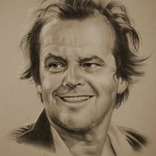 Схема вышивки «Джек Николсон»