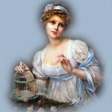 Схема вышивки «девушка»