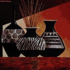Схема вышивки «jarrones»