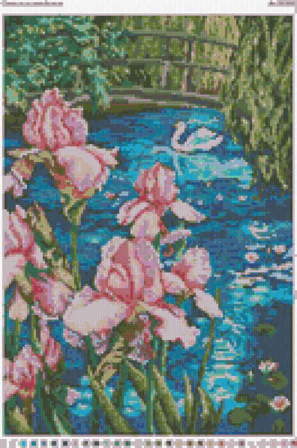 лотосы - лебеди, лотосы, река, животные, цветы - предпросмотр