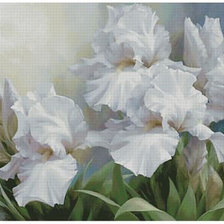 Схема вышивки «Ирис правый 1часть»