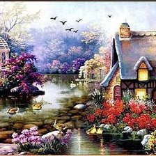 Схема вышивки «Природа»