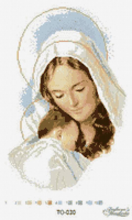 мадонна с младенцем - мама, любовь, нежность, малыш - предпросмотр