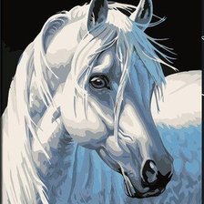 Схема вышивки «Лошади»