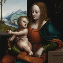 Схема вышивки «Giampietrino | Madonna of the Cherries | 1509»