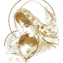 Схема вышивки «Мадрнна»