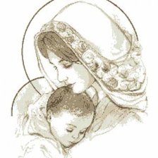 Схема вышивки «Мадрнна»