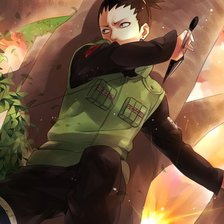 Схема вышивки «Шикамару»