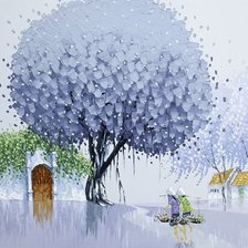 Схема вышивки «Художник Ван Ту Транг»