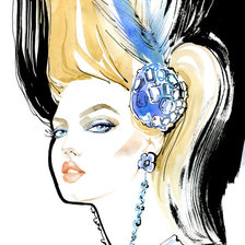 Схема вышивки «женский образ»