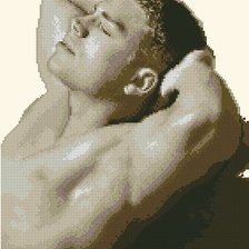 Схема вышивки «Парень»