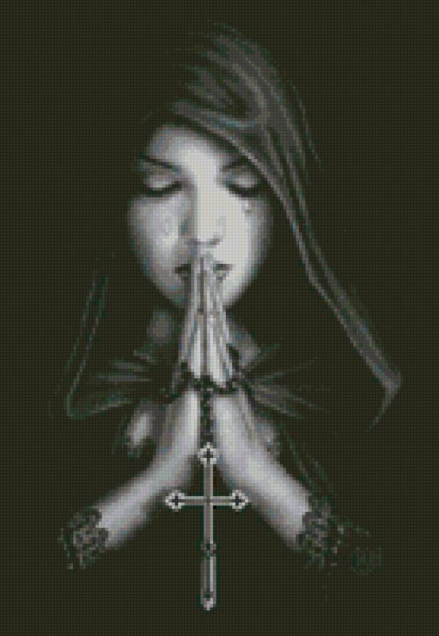 Молитва - молитва, люди, девушка - предпросмотр