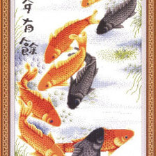 Схема вышивки «Рыбки»