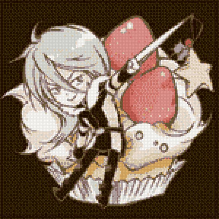 Скуало на пирожном - reborn, скуало, реборн, пирожное, вария - предпросмотр