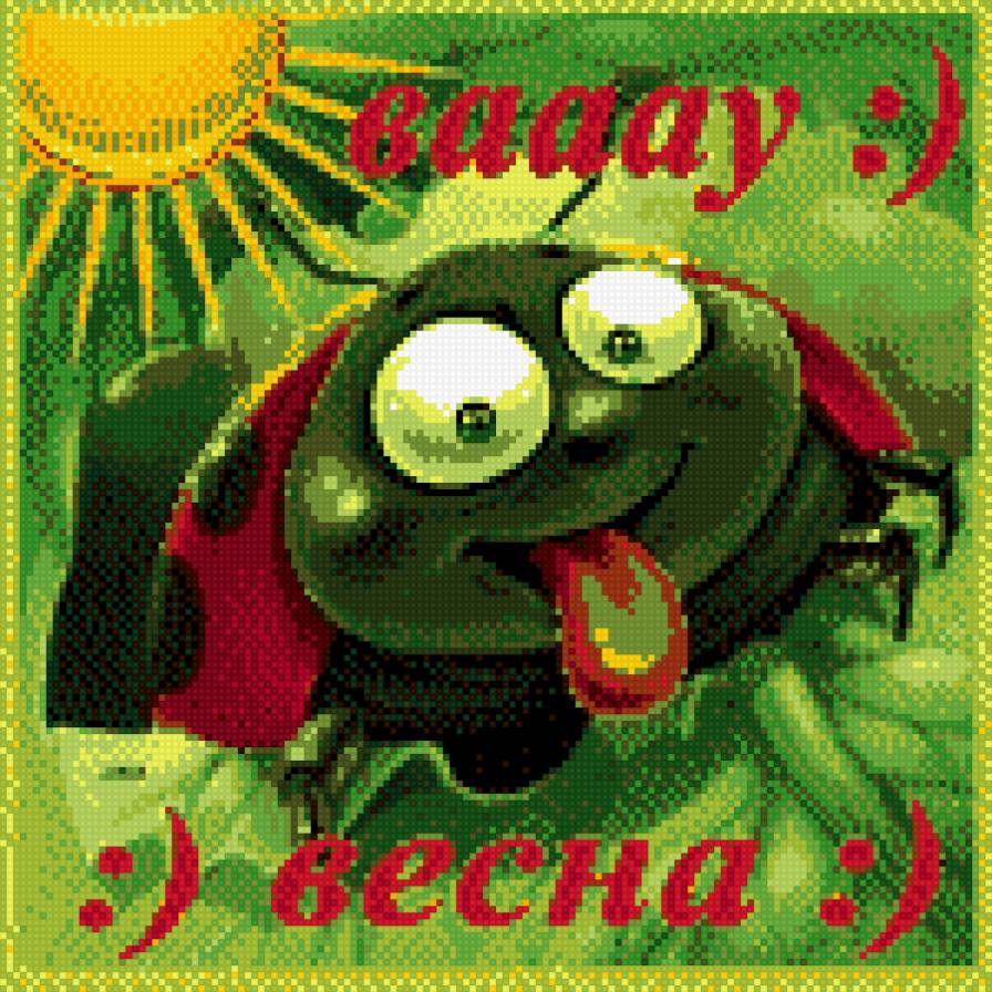 веселая божья коровка - подушки, насекомые, божьи коровки - предпросмотр