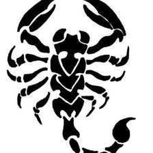 Схема вышивки «скорпи»