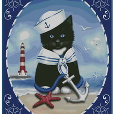 Схема вышивки «морячек»