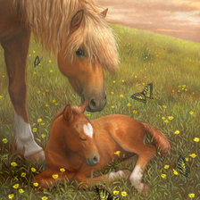 Схема вышивки «материнская любовь»