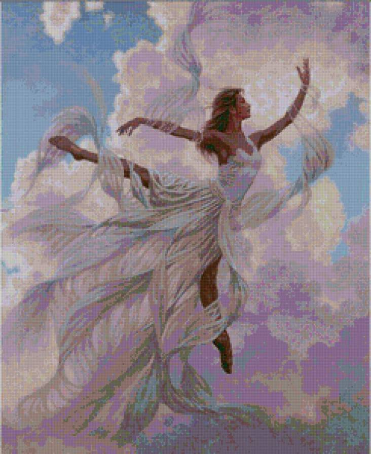 Небесный танец - девушка - предпросмотр