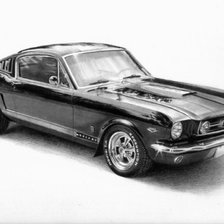 Схема вышивки «авто. карандаш»