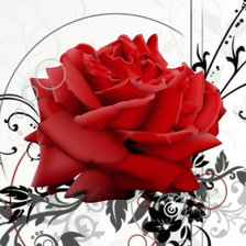 Схема вышивки «роза»