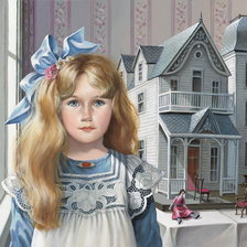 Схема вышивки «la casa delle bambole»