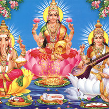 Схема вышивки «Индийские мотивы»