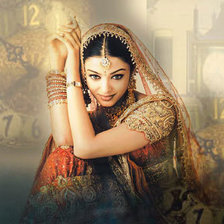 Схема вышивки «Индийская девушка»