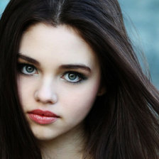 Схема вышивки «Девушка»