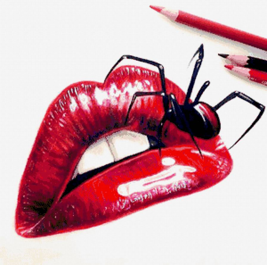 губы 3D - предпросмотр