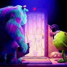 Схема вышивки «корпорация монстров»