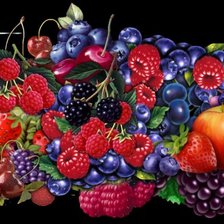 Схема вышивки «ягодное изобилие»