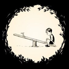 Схема вышивки «одиночесво»