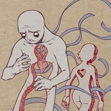 Схема вышивки «боль»