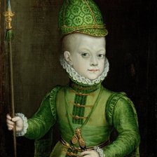 Схема вышивки «Alonso SANCHEZ COELLO The Infante Don Felipe c.1580»