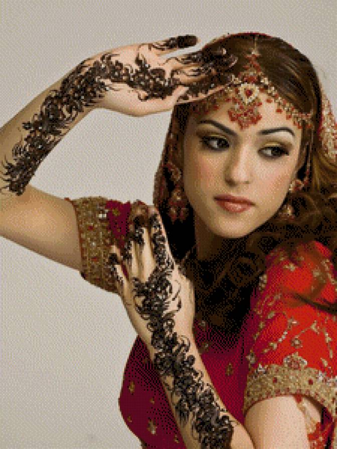 Индийская девушка - люди, индия, , индийская девушка - предпросмотр