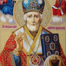 Схема вышивки «Икона "Святого Николая Чудотворца"»