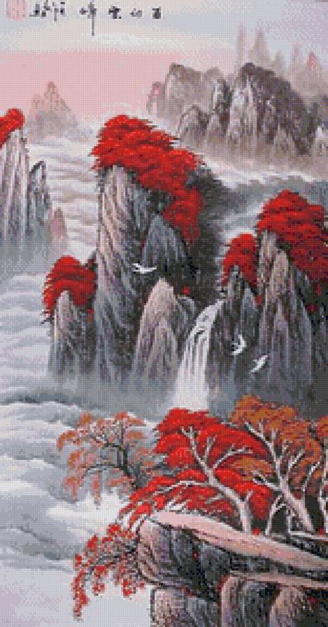 китайский пейзаж - природа, пейзаж - предпросмотр