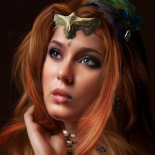 Схема вышивки «Рыжая»