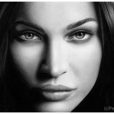 Схема вышивки «Девушка»