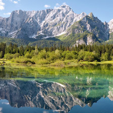 Схема вышивки «Озеро Мангарт»