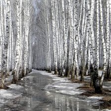 Схема вышивки «Приближение весны»