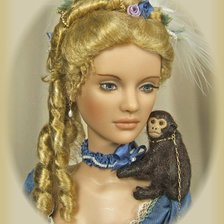 Схема вышивки «серия ,,женщины с животными"»