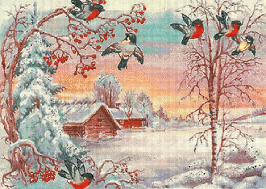 Зимний рай - зима - предпросмотр