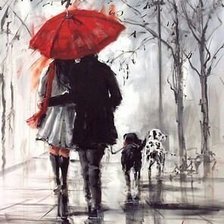 Схема вышивки «Пара»