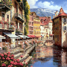 Схема вышивки «город Феодосия»